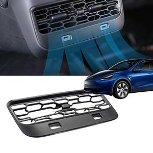 Tesla Model Y  / Model 3 Arka Havaland�rma Izgaras�, Mat Siyah Renk