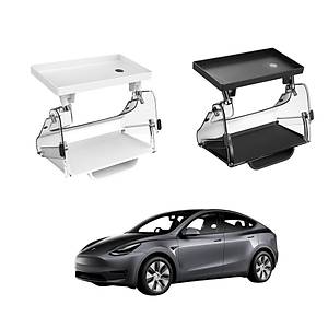 Tesla Model Y / Model 3 Ekran Alt�na Tak�lan Magnetik Ba�lant�l� D�zenleyici, Siyah veya Beyaz Renk