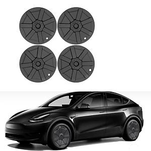 Tesla Model Y CYBERTRUCK Jant Kapa�� Seti 19 �n�, Mat Siyah (4 Adet Set Olarak Sat�lmaktad�r.)