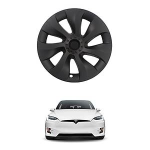 Tesla Model Y NEXUS Jant Kapa�� Seti 19 �n�, Mat Siyah (4 Adet Set Olarak Sat�lmaktad�r.)