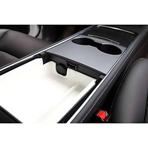 Tesla Model Y / Model 3 Kol Dayama �� D�zenleyici  Siyah Gri ve Beyaz Renk Se�ene�i �le