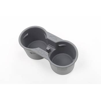 Tesla Model Y / Model 3 Orta Konsol Silikon Bardak Tutucu Siyah ve Gri Renk Seenei le