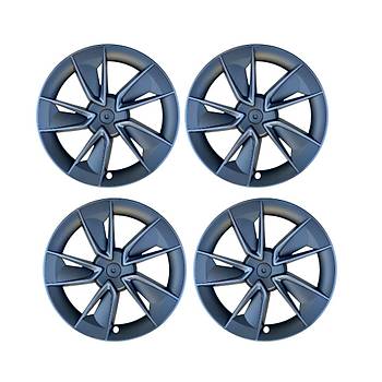 Tesla Juniper CELEST Jant Kapa�� Seti 19 �n�, Kar���k Renk