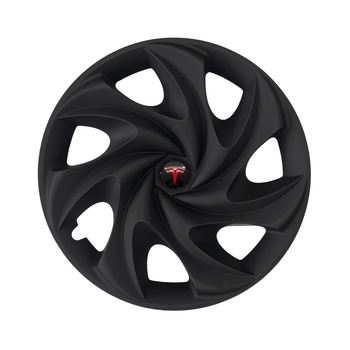 Tesla Model Y APEX Jant Kapa Seti 19 n, Mat Siyah Renk (4 Adet Set Olarak Satlmaktadr.)