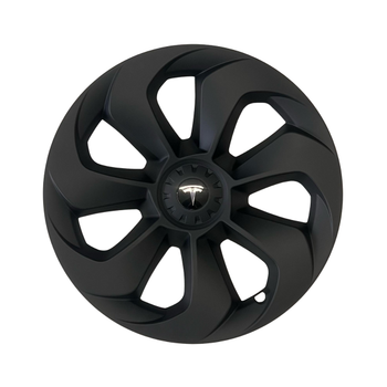 Tesla Model Y SOLSTICE Jant Kapa Seti 19 n, Mat Siyah (4 Adet Set Olarak Satlmaktadr.)