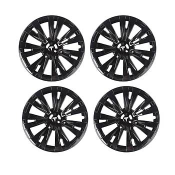 Tesla Model Y X PLAID Jant Kapa Seti 19 n, Parlak Siyah (4 Adet Set Olarak Satlmaktadr.)