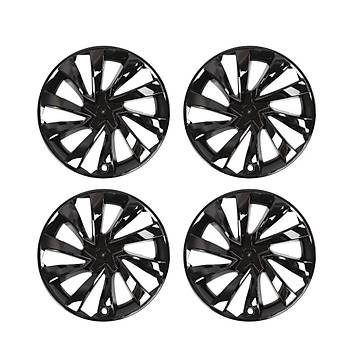 Tesla  Juniper ELARA Jant Kapa Seti 19 n, Parlak Siyah Renk