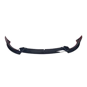 Tesla Model Y n Tampon Alt Spoyler, 3 Para Set Olarak, Parlak Siyah Renk