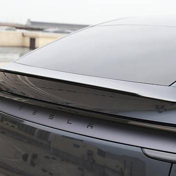 Tesla Juniper Arka Tampon Pro Tip Spoyleri, Parlak Siyah Renk