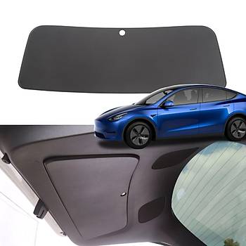 Tesla Model Y Arka Bagaj Kapa  Koruyucu Bakaliti, Siyah Renk