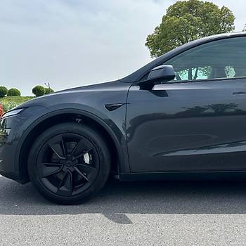 Tesla  Juniper CELEST Jant Kapa Seti 19 n, Mat Siyah Renk