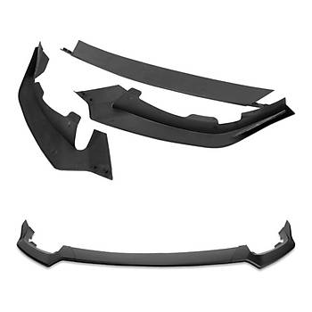 Tesla Model Y n Tampon Alt Spoyler, 3 Para Set Olarak, Mat Siyah Renk