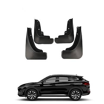 BYD SEAL U n ve Arka Paalk Spor Ksa Model , 4 Adet Set Olarak, Mat Siyah Renk