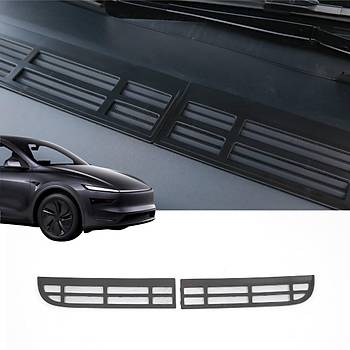 Tesla Juniper n Kaput Hava Alma Koruyucu Kapa, 2 Adet Set Olarak, Mat Siyah