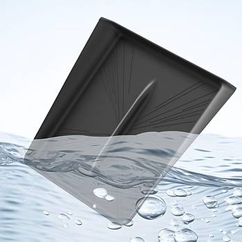 Tesla Juniper Yumuak Silikon Telefon arj Pedi, Siyah Renk