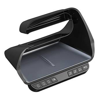 Tesla Model Y  / Model 3 Ekran Altna Taklan Kablosuz Dzenleyici, Fonksiyonel Dmelere Sahip, Siyah Renk