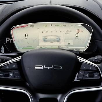 BYD SEAL U n Kadran ve Orta  Ekran Koruyucu Temperli Ultra Koruyucu Film, 2 Adet Set,