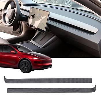 Tesla Juniper n Gs Dekoratif Karbon Kaplama,  2 Para, Mat Siyah