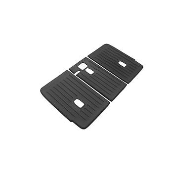 Tesla Model Y Arka Koltuk Kauuk Paspas Seti , izgili Desenli, Siyah Renk