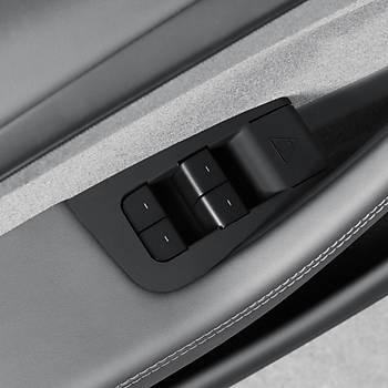 Tesla Juniper n ve Arka Kaplar Cam Ama Modl erevesi, 4 Adet Set Olarak, Siyah Renk