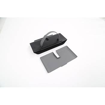 Tesla Model Y Orta Ekran Altna Taklan Geni Dzenleyici Gri, Beyaz ABS+TPE Yksek Kaliteli Plastik