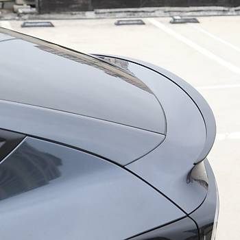 Tesla Juniper Arka Tampon Performance Tip Spoyleri Parlak, Parlak Siyah Renk