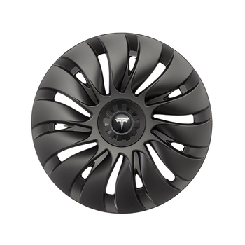 Tesla Model Y STORM Simetri Jant Kapa Seti 19 n, Mat Siyah Renk  (4 Adet Set Olarak Satlmaktadr.)