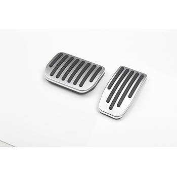 Tesla Model Y  / Model 3 Pedal Seti Spor Versiyon, 2 Adet Set, Al�minyum Ala��ml�, G�m�� Renk