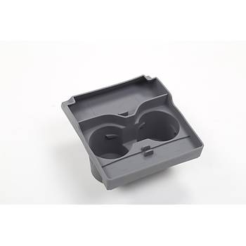 Tesla Model Y / Model 3 Orta Konsol Silikon Bardak Tutucu ve Kablo D�zenleyici , Siyah ve Gri Renk Se�ene�i �le