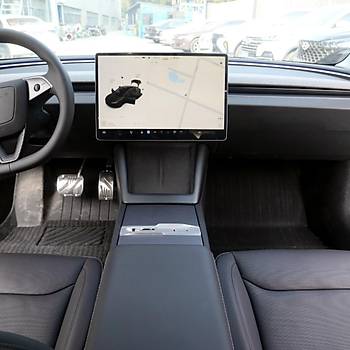 Tesla Juniper  Kablosuz Telefon arj Cihaz Dekoratif erevesi Karbon Kaplama, Mat Siyah Renk