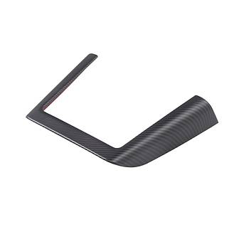 Tesla Juniper  Kablosuz Telefon arj Cihaz Dekoratif erevesi Karbon Kaplama, Mat Siyah Renk