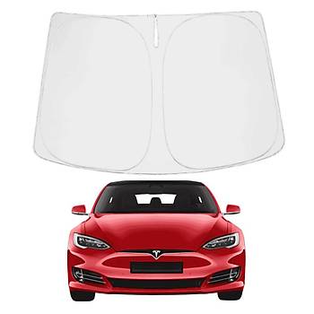 Tesla Model Y  UV Korumal n Cam in Gnelik Perdesi, Gri Siyah Renk