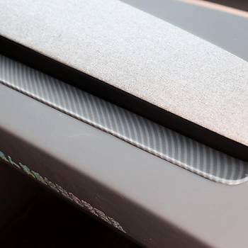 Tesla Juniper n Gs Dekoratif Karbon Kaplama,  2 Para, Mat Siyah