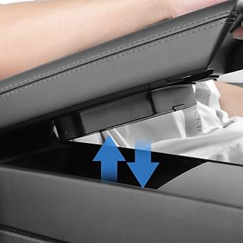 Tesla Juniper Kol Dayama Kapana Taklan Kapakl Dzenleyici, Siyah Renk