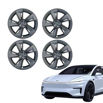 Tesla  Juniper CELEST Jant Kapa Seti 19 n, Mat Siyah Renk