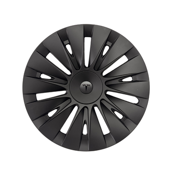 Tesla Model Y SOLAR Jant Kapa Seti 19 n, Mat Siyah Renk (4 Adet Set Olarak Satlmaktadr.)