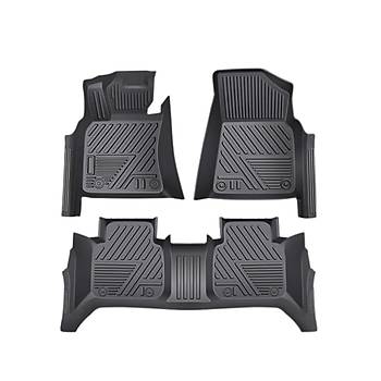 BYD SEAL U Kauuk n ve Arka Paspas Takm, 3 Para Set Olarak, Siyah Renk