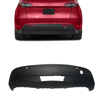 Tesla Model Y Arka Tampon Alt Ksm, Ara Rengine Boyanacaktr