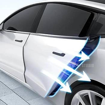 Tesla Model Y / Model 3 Vakum Kap Dntrme Seti, 4 Adet Set Olarak, Montaj Aparatlar Dahil