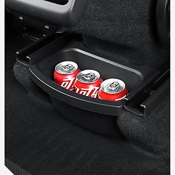 Tesla Juniper Arka Koltuk Arkasna Taklan p Kutusu veya Saklama Alan, Siyah Renk