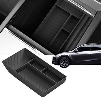 Tesla Juniper Orta Konsol Dzenleyici Alt, Siyah Renk