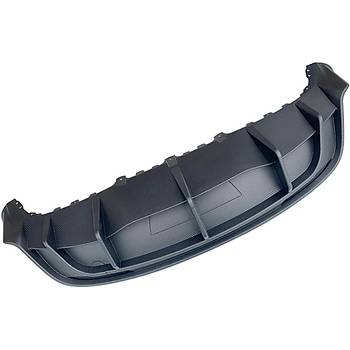 Tesla Model Y Arka Tampon Spoyleri, Arka Difzr, Siyah Mat Karbon