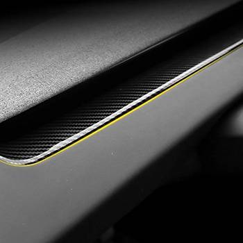 Tesla Juniper n Gs Dekoratif Karbon Kaplama,  2 Para, Parlak Siyah