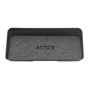 BYD Atto 3 Orta Ekran Arkas Dzenleyici, Kaymaz Yzey Kaplamal, Siyah Renk