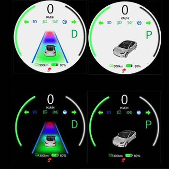 Tesla Model Y / Model 3 F21 Multi Fonksiyonlu Orta Konsol Kontrol Paneli Dokunmatik Ekran , E Zamanl Senkronizasyon