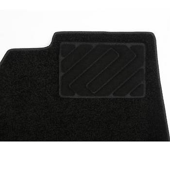 Tesla Model Y Hal ve Kauuk kili Paspas Takm, n ve Arka Set, Siyah Renk