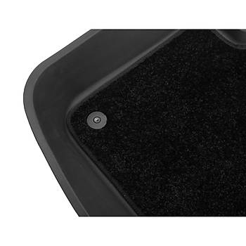 Tesla Model Y Hal ve Kauuk kili Paspas Takm, n ve Arka Set, Siyah Renk