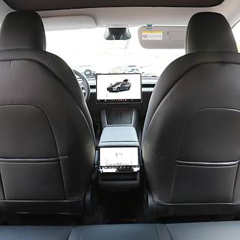 Tesla Juniper n Koltuk Arkas Koruyucu Kaplama Sa ve Sol, 2 Adet Set Olarak, Siyah Renk
