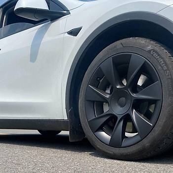 Tesla Model Y ARCEO Jant Kapa Seti 19 n, Mat Siyah Renk  (4 Adet Set Olarak Satlmaktadr.)