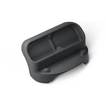 Tesla Juniper Direksiyon Arkasna Taklan Silikon Telefon ve Gzlk Tutucu, Siyah Renk